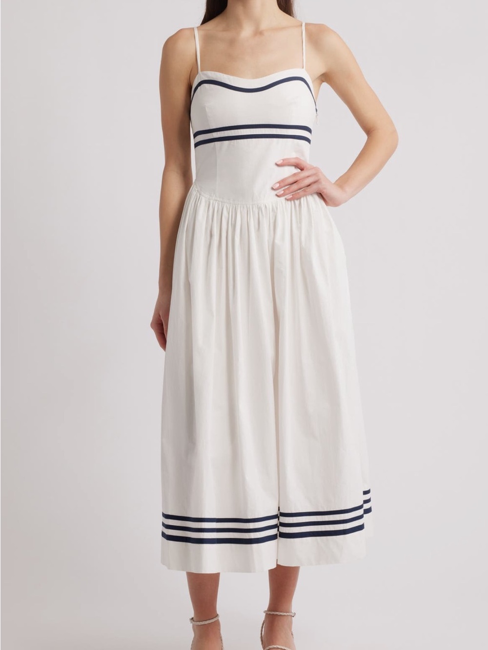 Moon River midi dress small 100% cotton